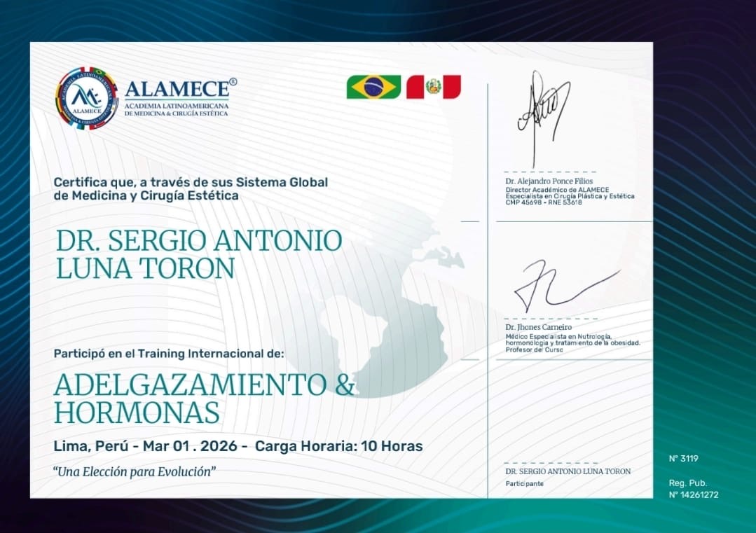 Training Internacional Adelgazamiento & Hormonas – ALAMECE
